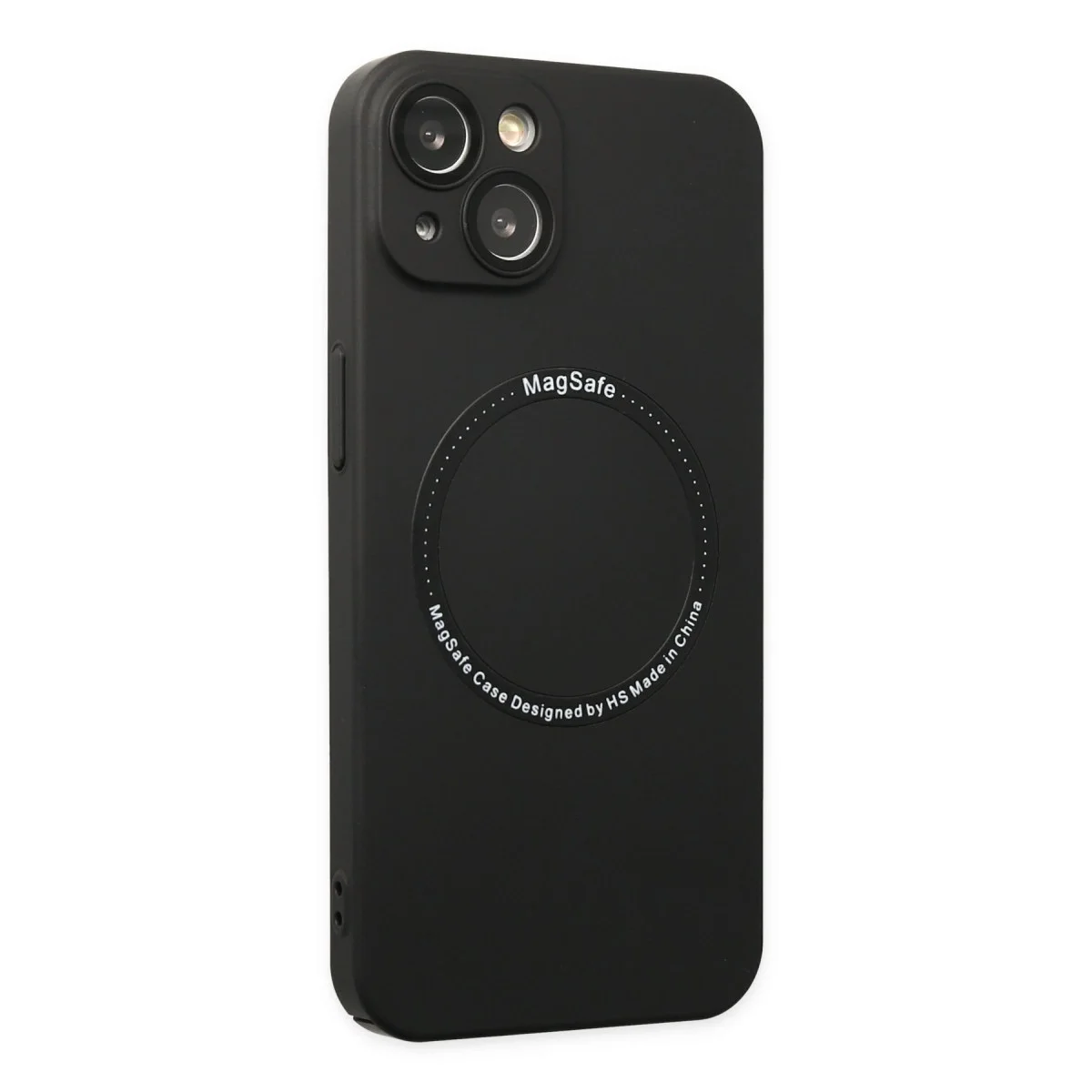 Apple İphone 14 Plus Kılıf Jack Magneticsafe Lens Silikon - Siyah görsel 2