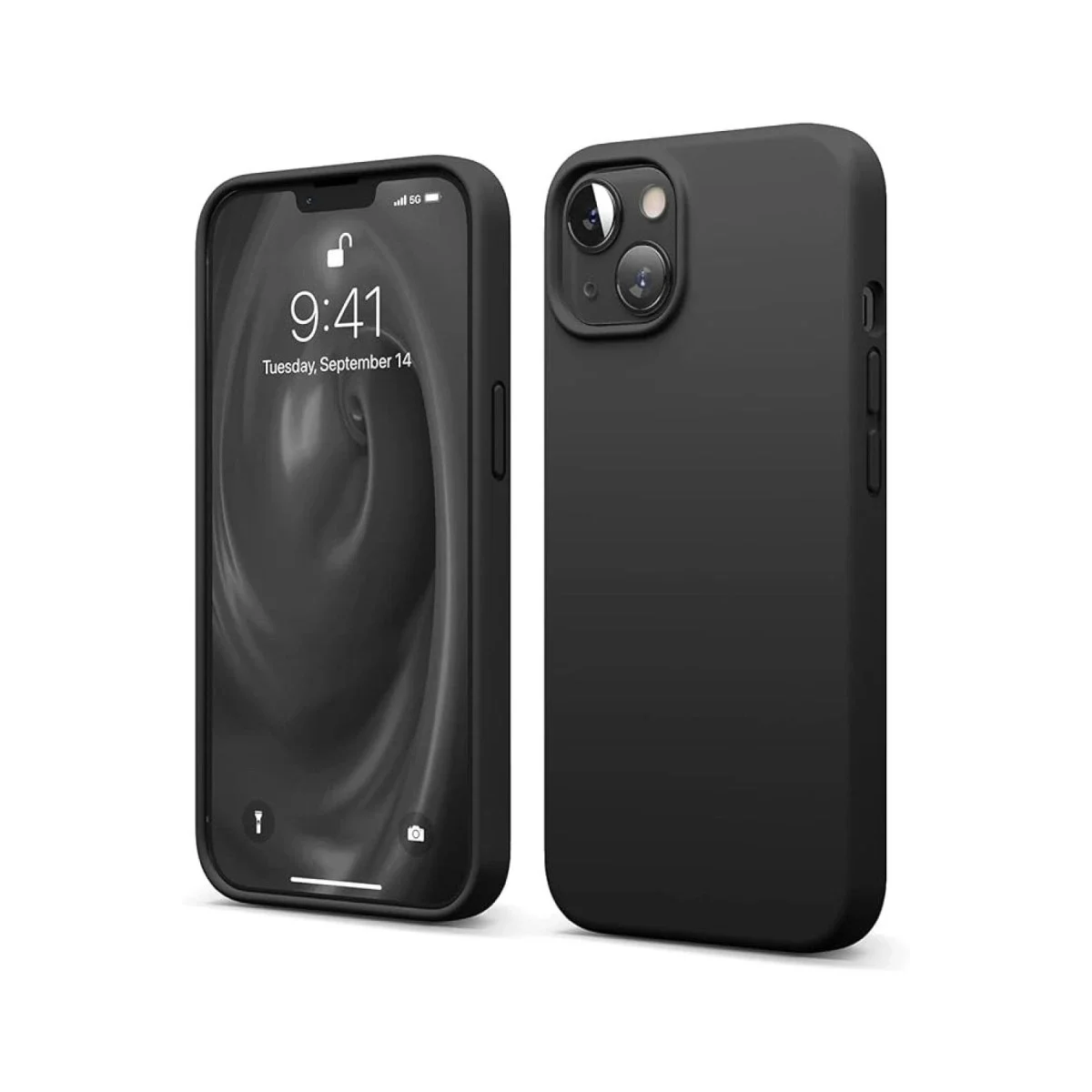 Apple iPhone 14 Kılıf First Silikon - Siyah görsel 3