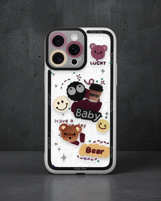 Apple İphone 14 Pro Max Kılıf Sweet Desenli Silikon Kapak - Sarı
