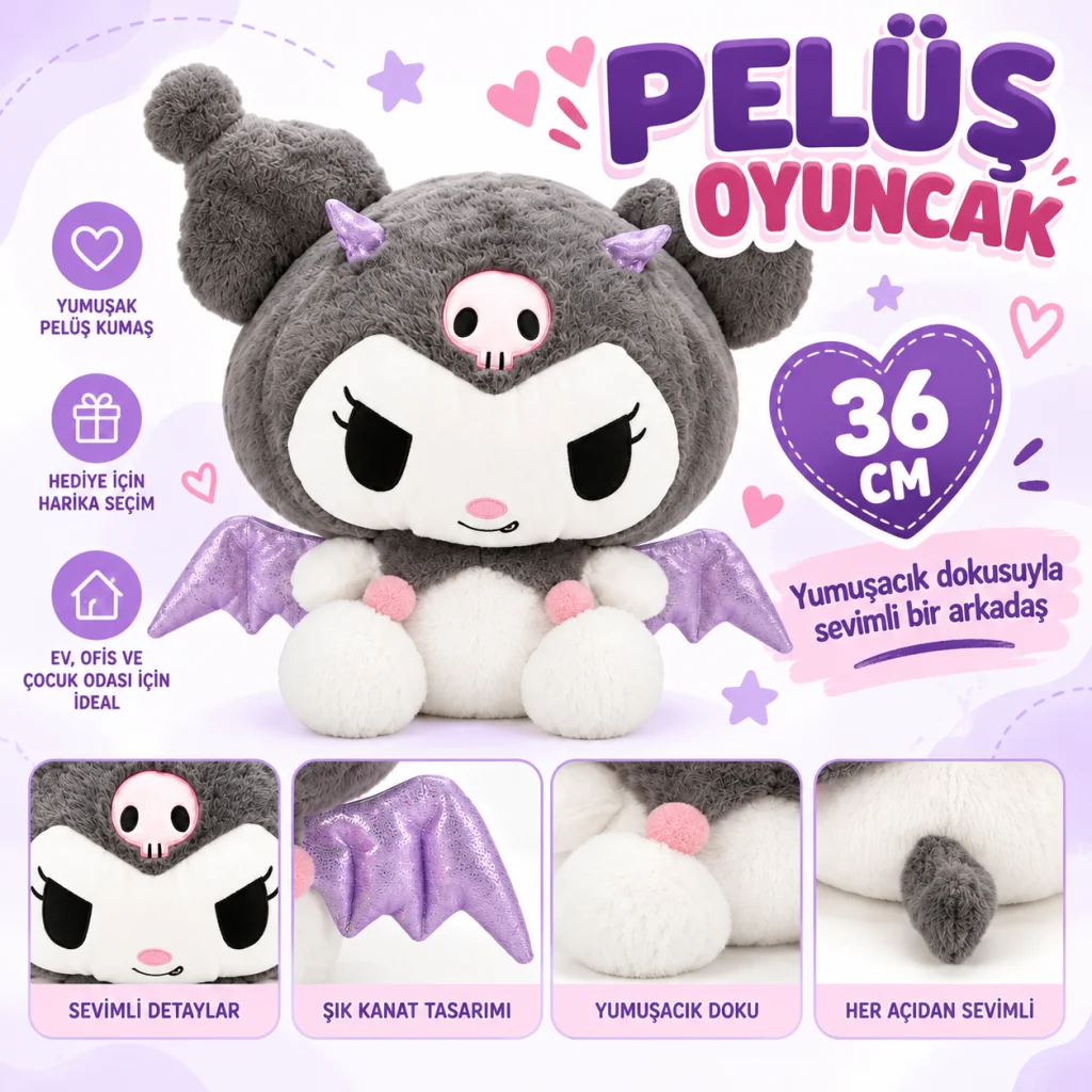 Peluş 36 cm (adet fiyatıdır) görsel 2