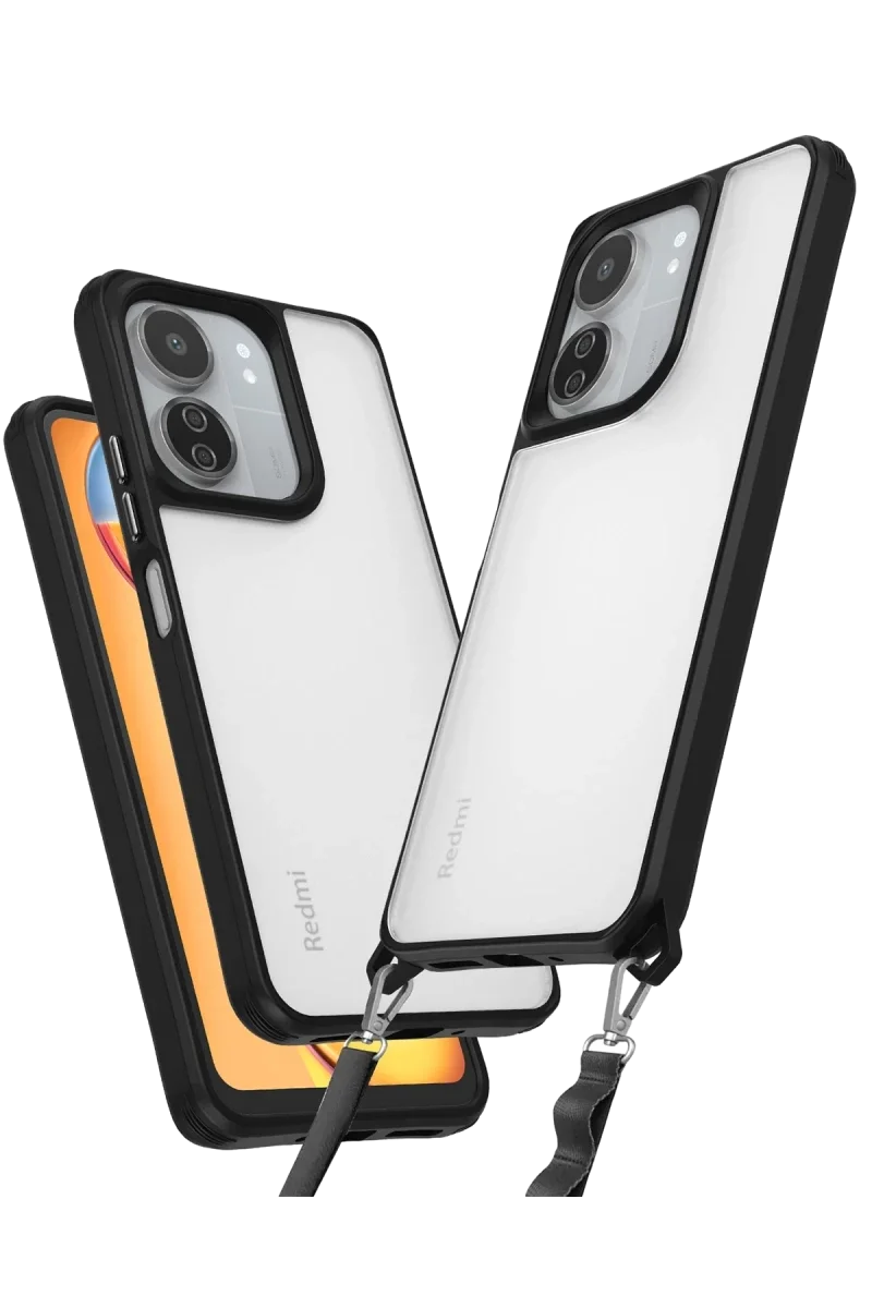 Xiao Red 13C Kılıf Penta Silikon Kılıf - Siyah