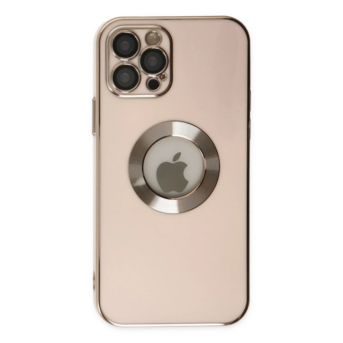 Apple İphone 12 Pro Max Kılıf Store Silikon - Pembe görsel 2