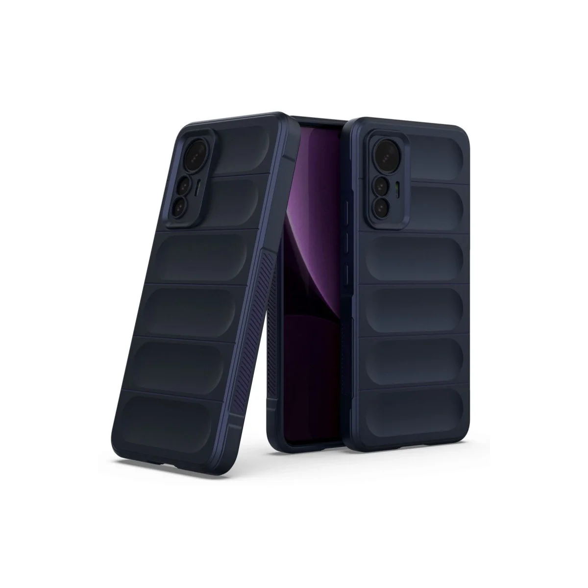 Xiao 12 Lite Kılıf Optimum Silikon - Lacivert görsel 2