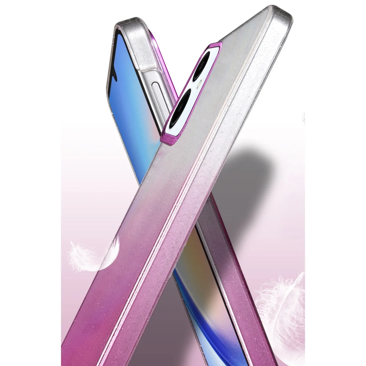 Samsung Galaxy A06 Glossy Kapak - Siyah görsel 3