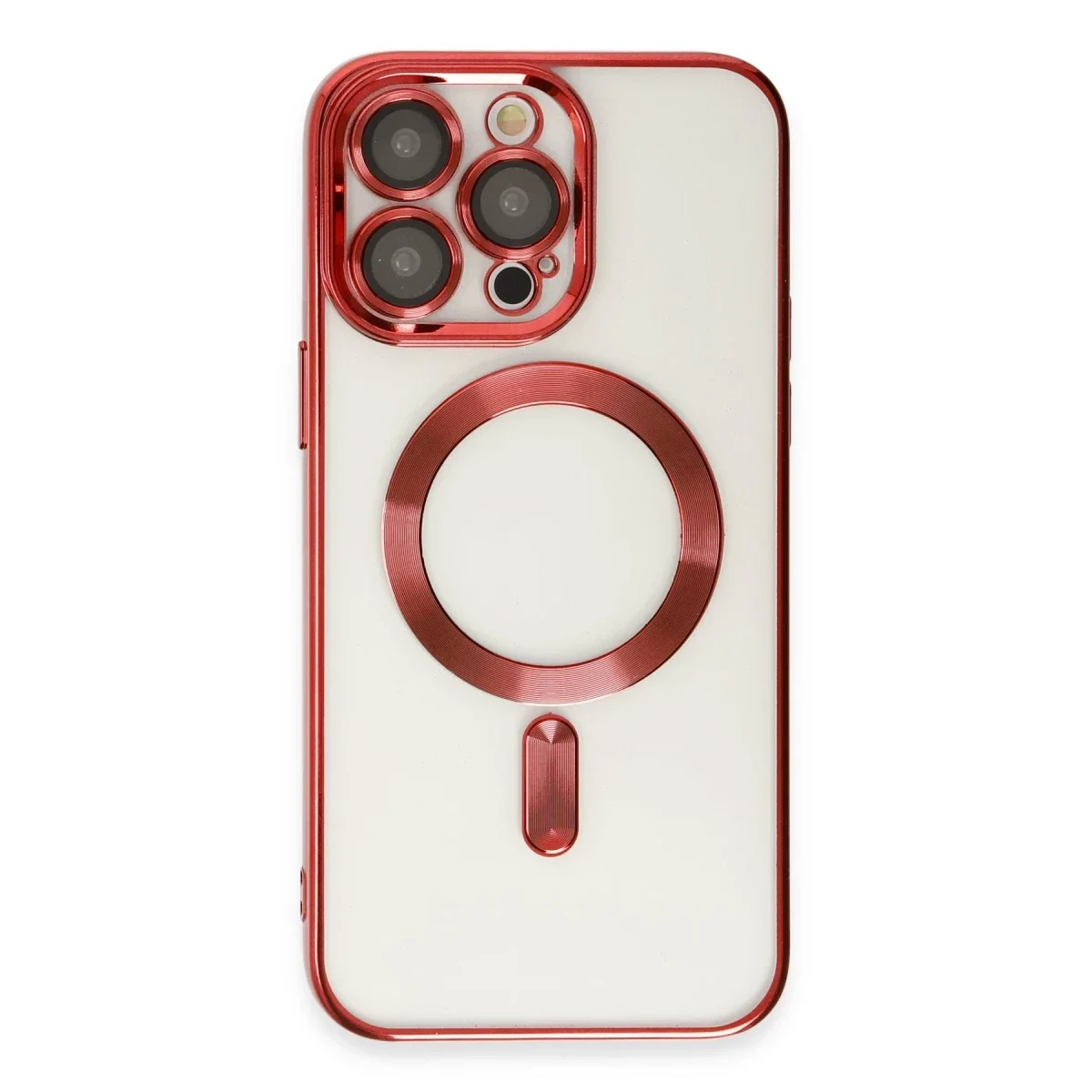 Apple iPhone 15 Pro Kılıf Kross Magneticsafe Kapak - Kırmızı