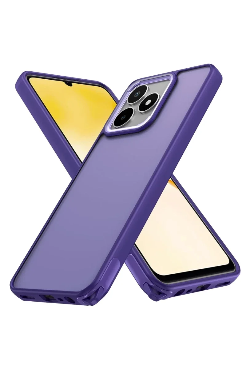 Realme C53 Kılıf Elegant Kapak - Derin Mor
