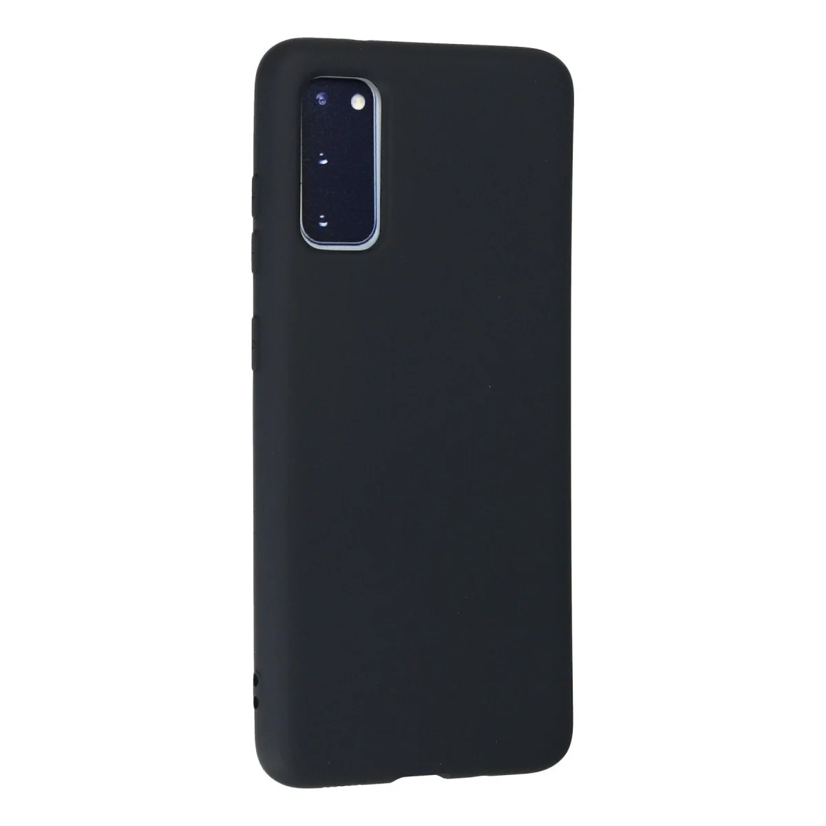 Samsung Galaxy S20 Kılıf Nano İçi Kadife Silikon - Lacivert görsel 3