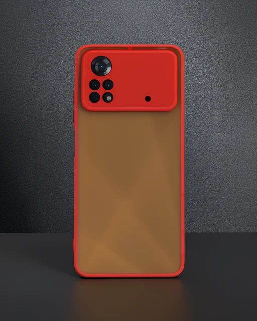 Xiaomi Poco X4 Pro 5g Kılıf Montreal Silikon Kapak - Kırmızı