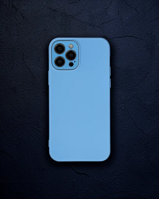 Apple İphone 12 Pro Max Kılıf Lansman Glass Kapak - Mavi