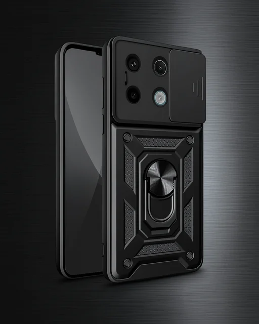 Xiaomi Redmi Note 13 Pro 4g Pars Lens Yüzüklü Silikon - Siyah