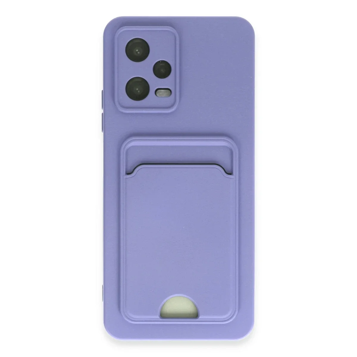 Xiaomi Redmi Note 12 4G Kılıf Kelvin Kartvizitli Silikon - Lila