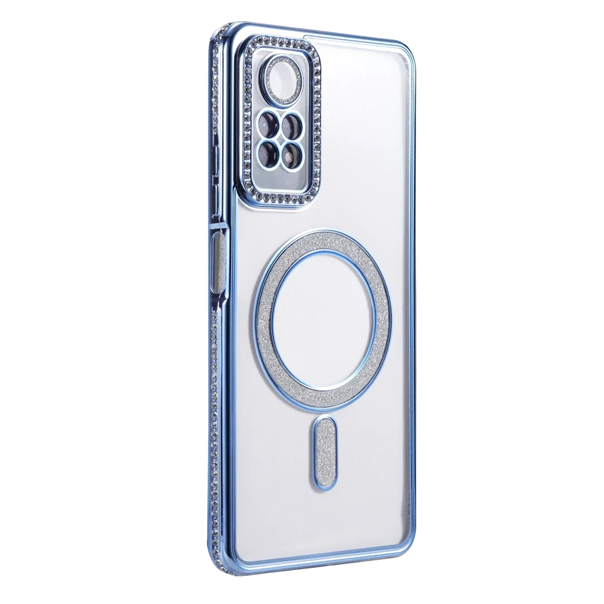Xiaomi Redmi Note 12 Pro 4G Joke Simli Magneticsafe Kılıf - Mavi görsel 3