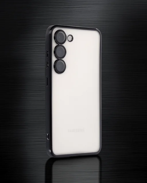 Samsung Galaxy S23 Kılıf Razer Lensli Silikon - Siyah