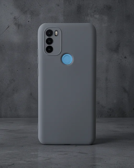 General Mobile Gm 21 Plus Kılıf Nano İçi Kadife Silikon - Gri