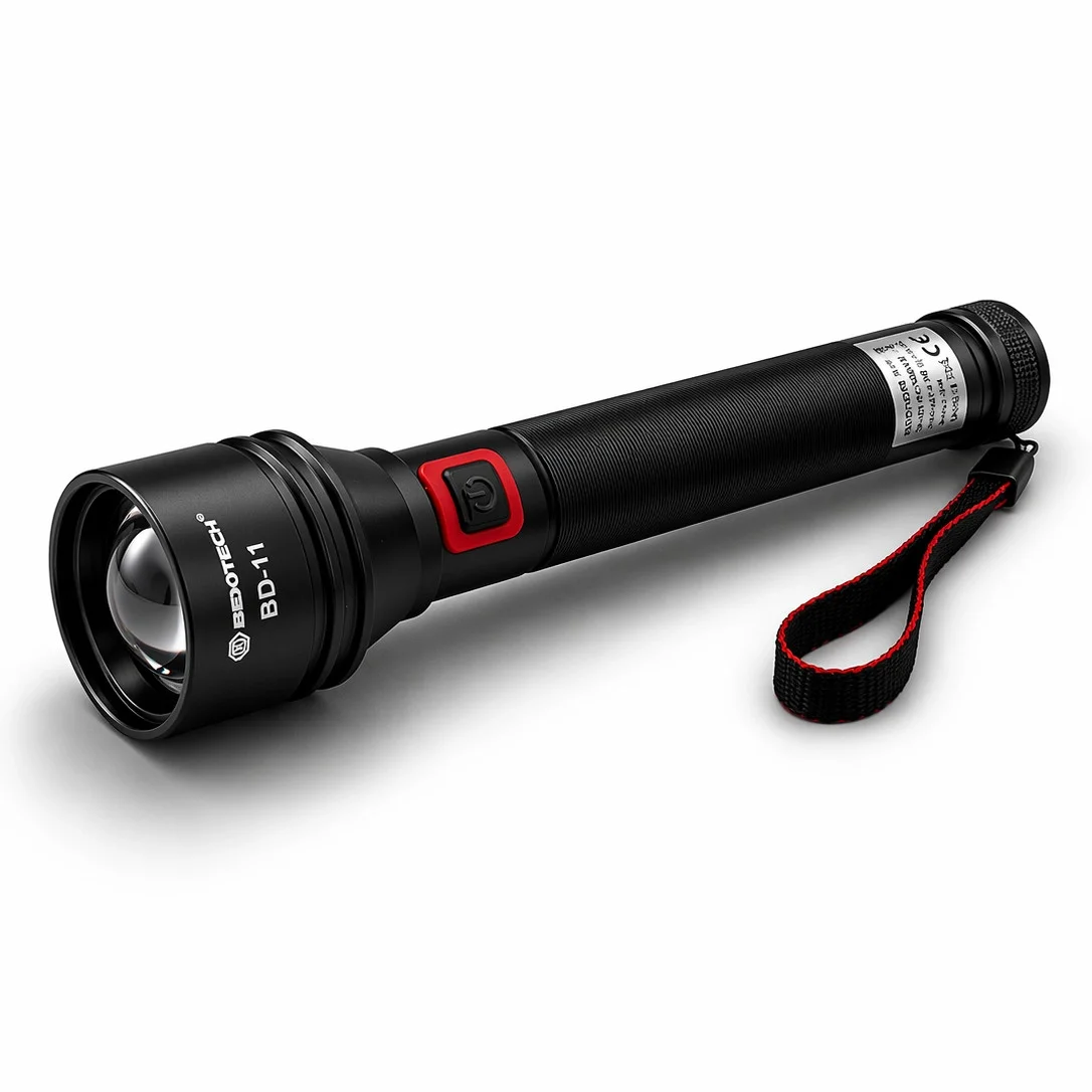 BD-11 8W TG LED Alüminyum Alaşımlı Zoomlu Type-C Şarjlı Tüfek Feneri görsel 3
