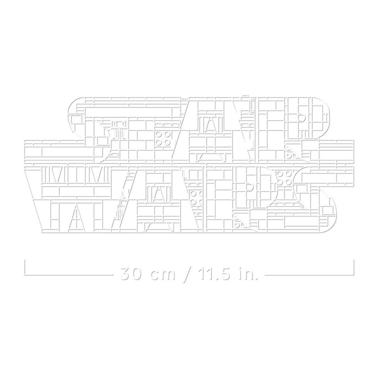 75407 Lego Star Wars - Star Wars Logosu 700 Parça +18 Yaş görsel 4