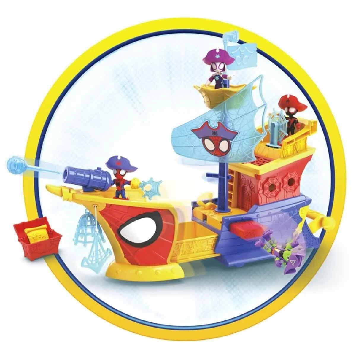 G0666 Spidey ve İnanılmaz Arkadaşları Webs Ahoy Bubble Ship +3 yaş görsel 3