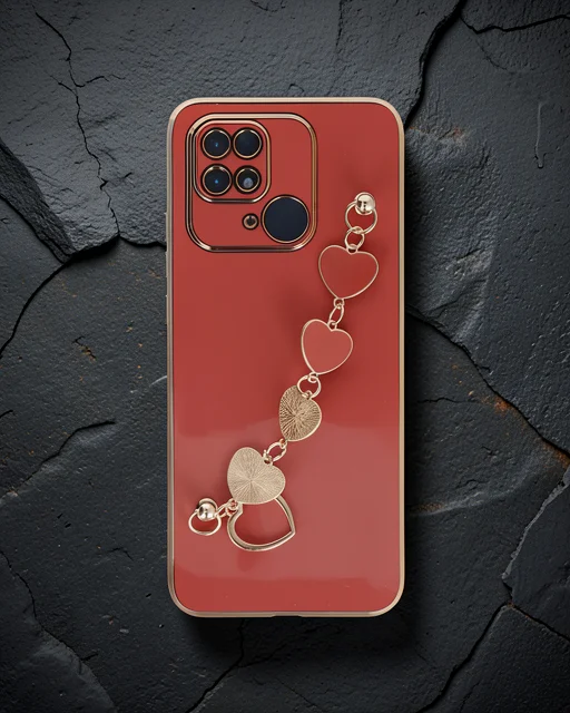 Xiaomi Redmi 10c Kılıf Esila Silikon - Kırmızı