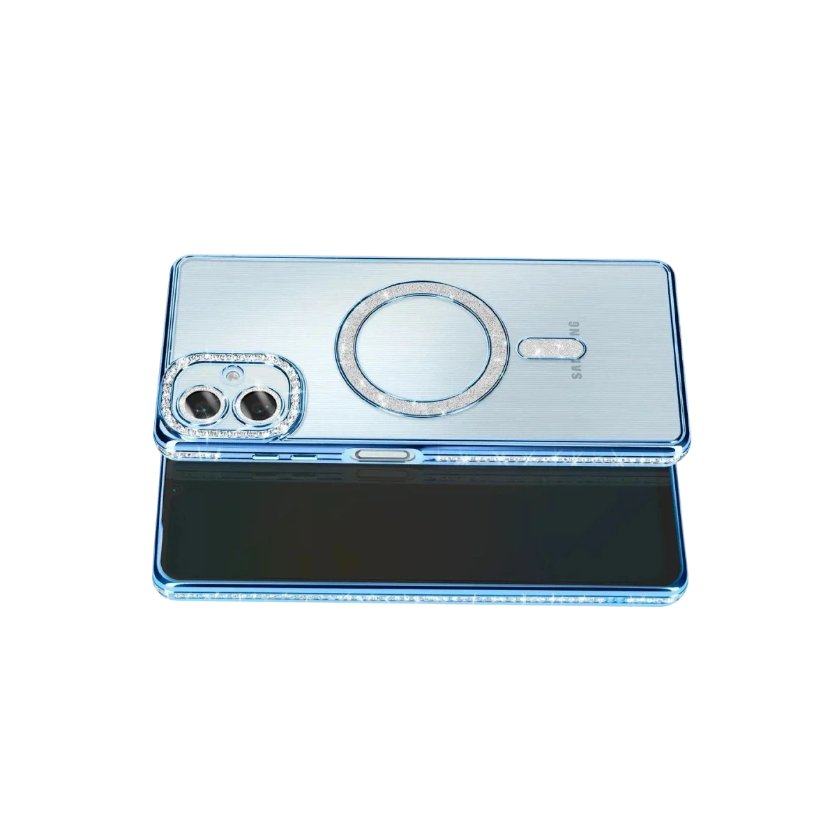 Samsung Galaxy A07 4G Joke Simli Magneticsafe Kılıf - Mavi görsel 3