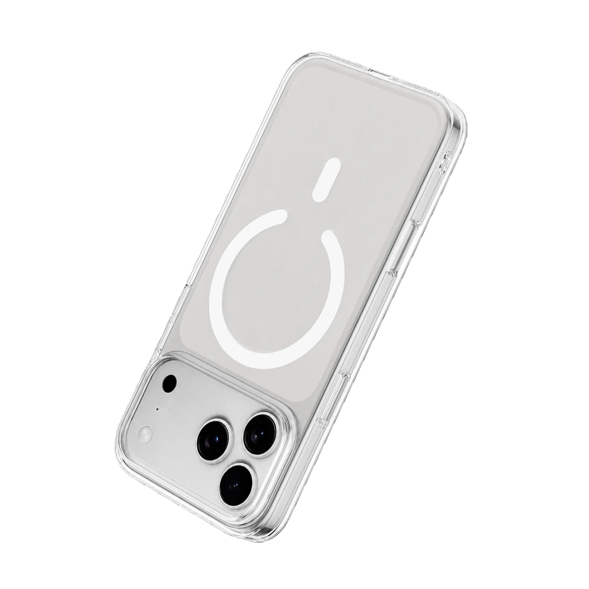Apple iPhone 18 Pro Combo Sert Şeffaf Magsafe Kapak - Şeffaf görsel 3
