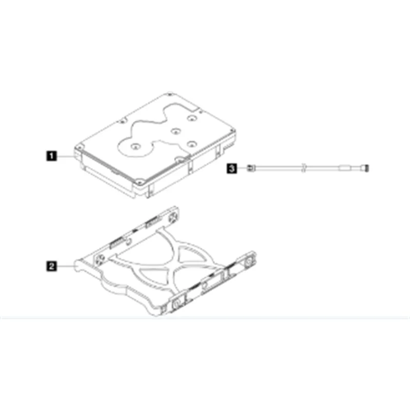 Thınksystem 4XB7A77446 ST50/ST45 Serıes 3.5 2TB 7.2K SATA6GB Non-hot Swap 512N Hdd