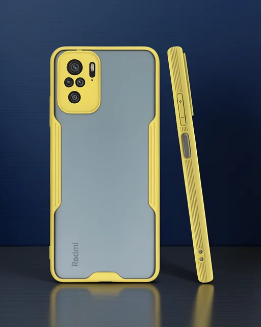 Xiaomi Redmi Note 10 Kılıf Platin Silikon - Sarı