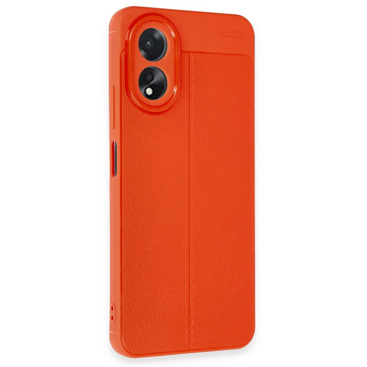 Oppo A38 Kılıf Auto Focus Kapak - Kırmızı görsel 3