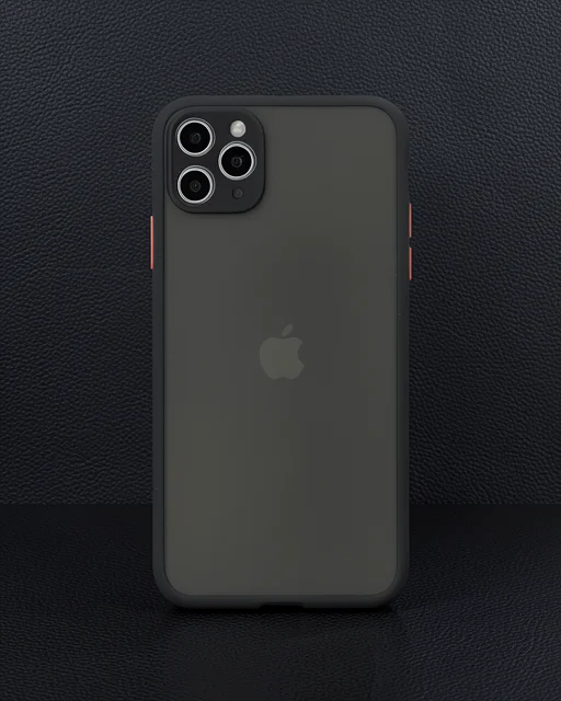 Apple İphone 11 Pro Max Kılıf Montreal Silikon Kapak - Siyah