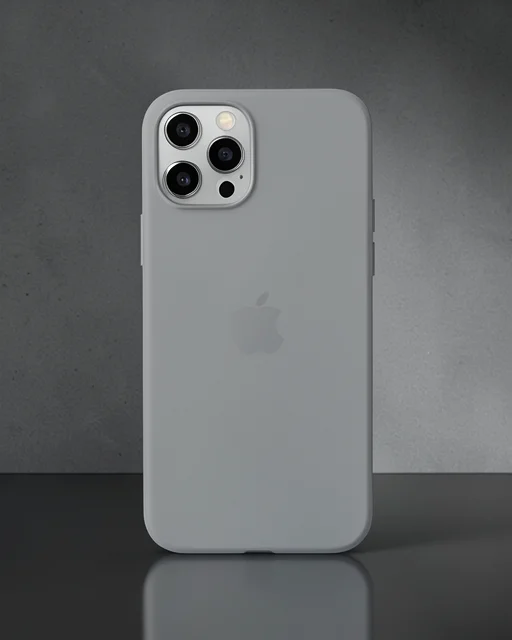 Apple İphone 12 Pro Max Kılıf Puma Silikon - Gri