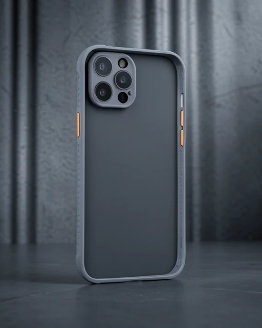 Apple İphone 12 Pro Kılıf Miami Şeffaf Silikon - Gri