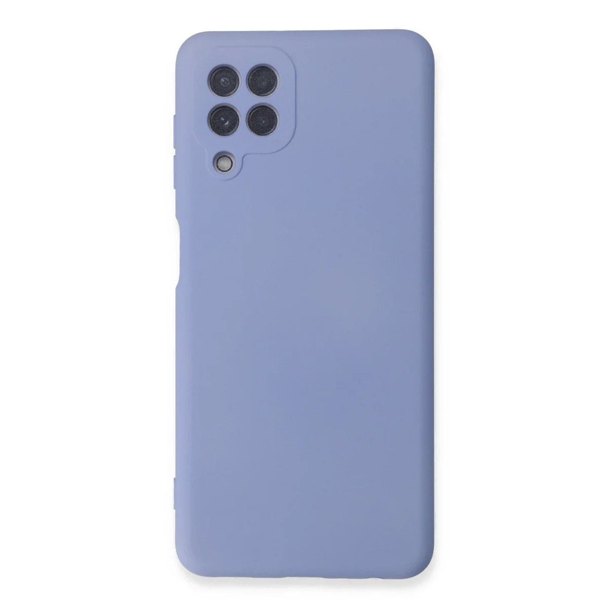 Samsung Galaxy A22 Kılıf Nano İçi Kadife Silikon - Lila