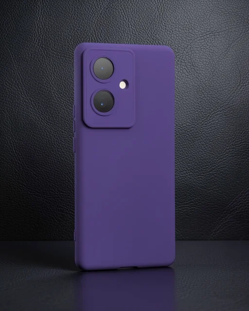 Vivo V29 Lite Kılıf Nano İçi Kadife Silikon - Mor