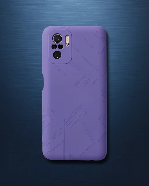 Xiaomi Redmi Note 10 Kılıf Nano İçi Kadife Silikon - Mor