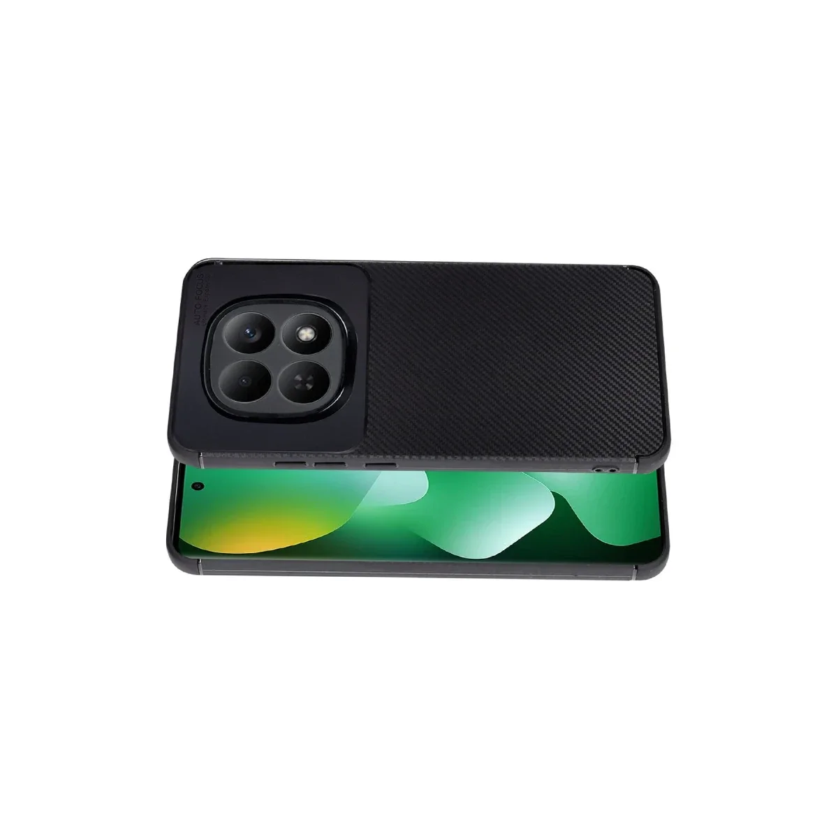 Xiaomi Redmi Note 15 Pro 4G Auto Focus Karbon Kapak - Siyah görsel 3