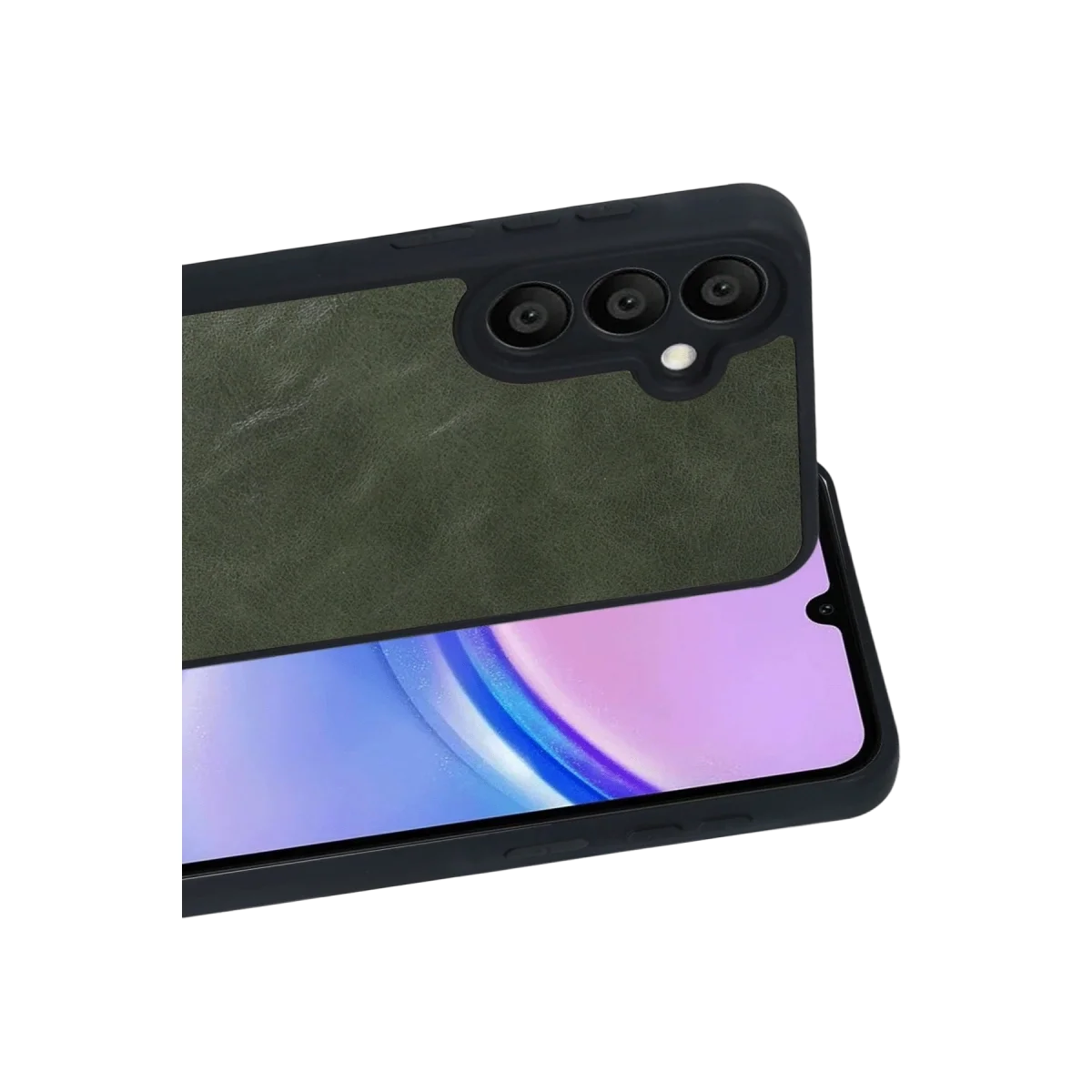 Samsung Galaxy A57 5g Aras Deri Kapak - Yeşil görsel 2
