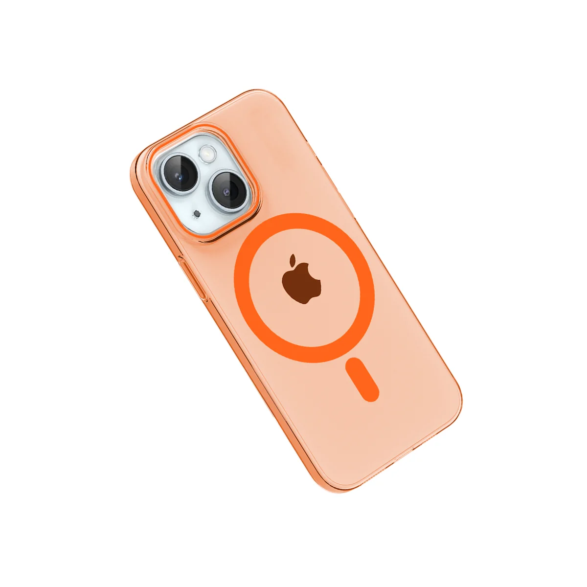 Joko Apple iPhone 15 PC Blank Magsafe Kapak - Turuncu görsel 3