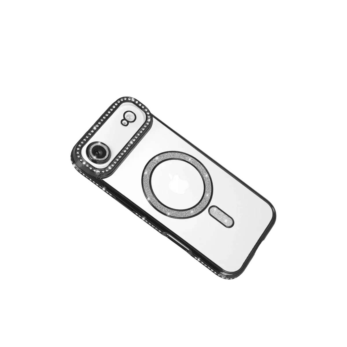 Apple iPhone 17 Air Joke Simli Magneticsafe Kılıf - Siyah görsel 3