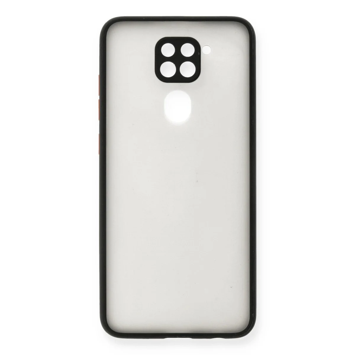 Xiaomi Redmi Note 9 Kılıf Montreal Silikon Kapak - Siyah görsel 2