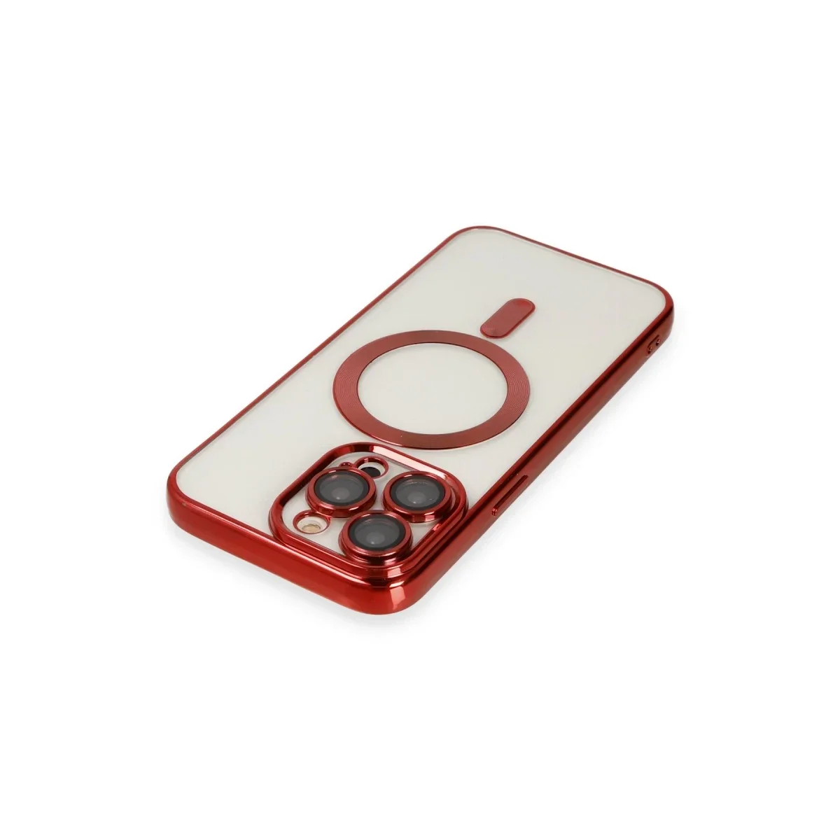 Apple iPhone 14 Pro Kılıf Kross Magneticsafe Kapak - Kırmızı görsel 4