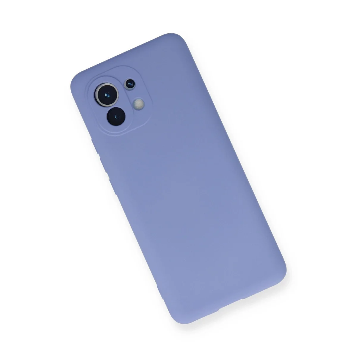 Xiaomi Mi 11 Kılıf Nano İçi Kadife Silikon - Lila görsel 3