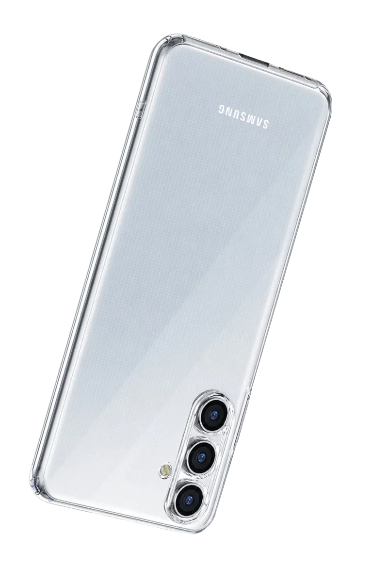 Samsung Galaxy A27 5G Lüx Şeffaf Silikon - Şeffaf görsel 2
