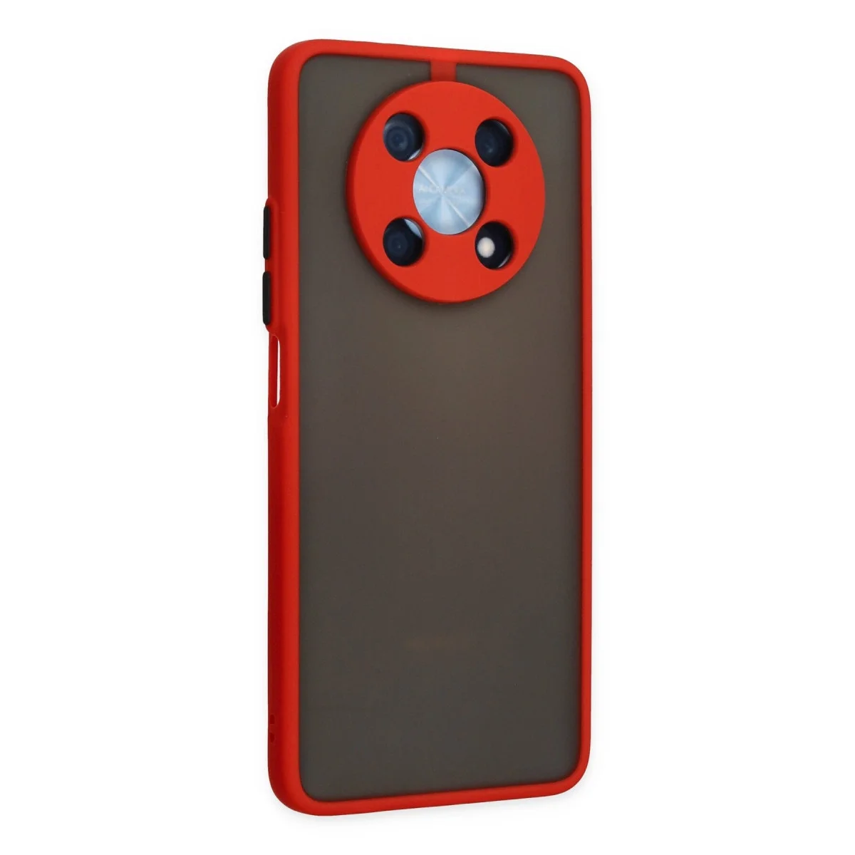 Huawei Nova Y90 Kılıf Montreal Silikon Kapak - Kırmızı görsel 2