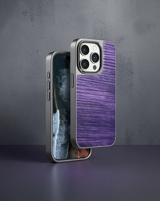 Venco Apple İphone 14 Pro Max Wave Kapak - Derin Mor