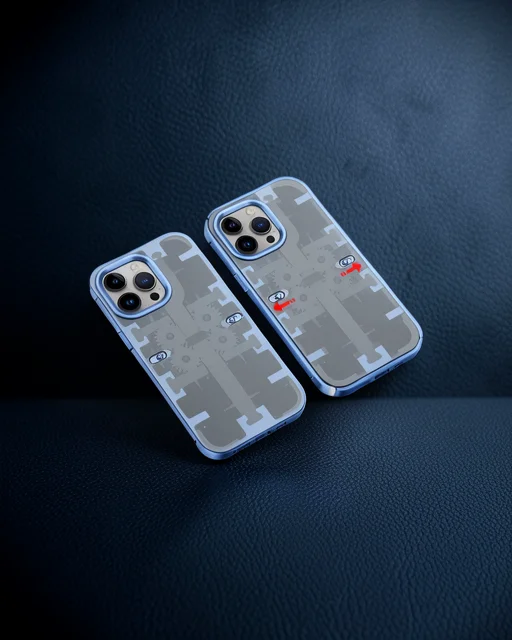 Apple İphone 13 Pro Kılıf Mekanik Bumper Kapak - Mavi