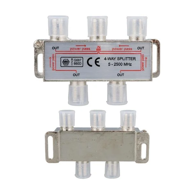 Mag 5-2500 MHz 1/4 Splitter Uydu Anten Sinyal Dağıtıcı görsel 4