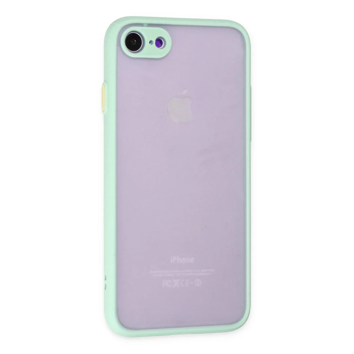 Apple iPhone 7 Kılıf Montreal Silikon Kapak - Turkuaz görsel 3