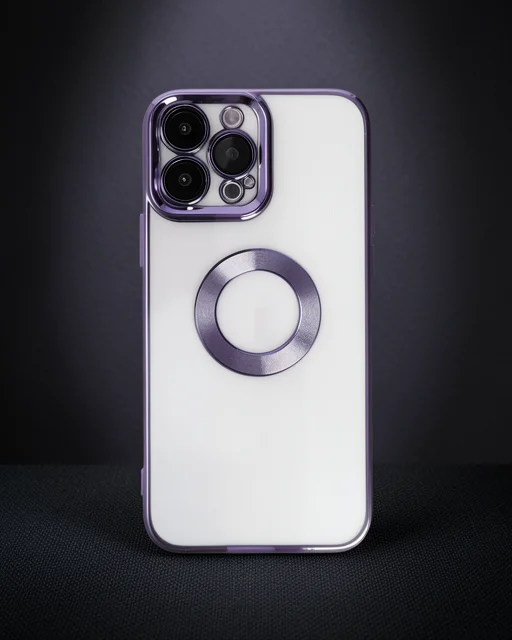 Apple İphone 14 Pro Max Kılıf Slot Silikon - Mor