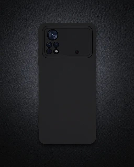 Xiaomi Poco X4 Pro 5g Kılıf Nano İçi Kadife Silikon - Siyah