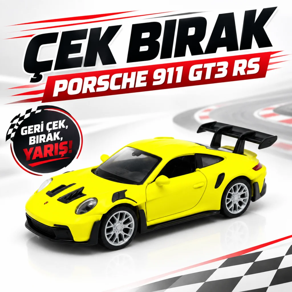 43835 Çek Bırak Porsche 911 GT3 Rs görsel 2
