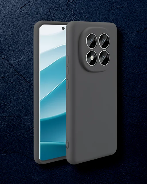 Xiaomi Redmi Note 14 Pro 4g Kılıf First Silikon - Kahverengi